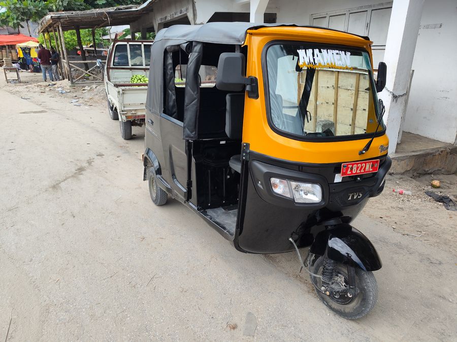 Paje Zanzibar guide bajaji tuktuk